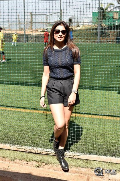 Shriya-Saran-Visit-Indian-Blind-Football-Federation-Demo-Camp